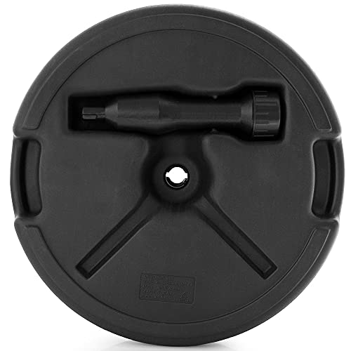 Pied de parasol 20L plastique résistant intempéries terrasse jardin - 5