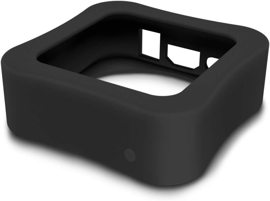 AWINNER Protective Case Compatible for Apple TV 4K 5th / 4th - [Anti Slip] Shock Proof Silicone Cover for Apple TV (Black)
