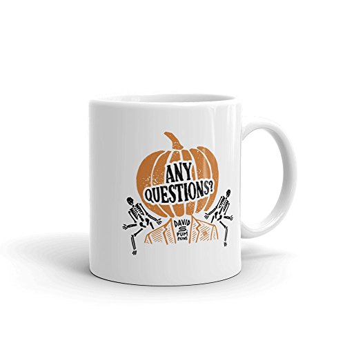 NBC Saturday Night Live David S. Pumpkins White Mug - 11 oz. - Official Coffee Mug