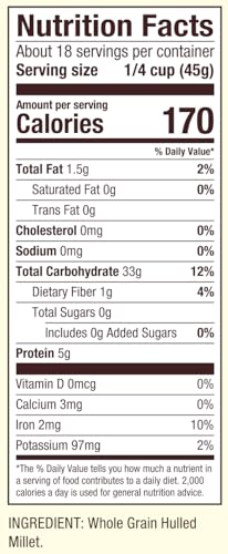 Bob's Red Mill Whole Grain Millet, 28oz (4 Pack) - image 5