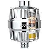 Cobbe HD HEAVY DUTY High Output Shower Filter – 99% REMOVAL Shower Head Filter for Hard Water, Heavy Metals, Chlorine and Harmful Substance, Improve your skin and hair - Chrome