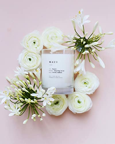 Brooklyn Candle Studio Maui Escapist Candle | Luxury Scented Candle, Vegan Soy Wax, Hand Poured In The Usa | 70 Hour Slow Burn Time | 13 Oz #TOP5