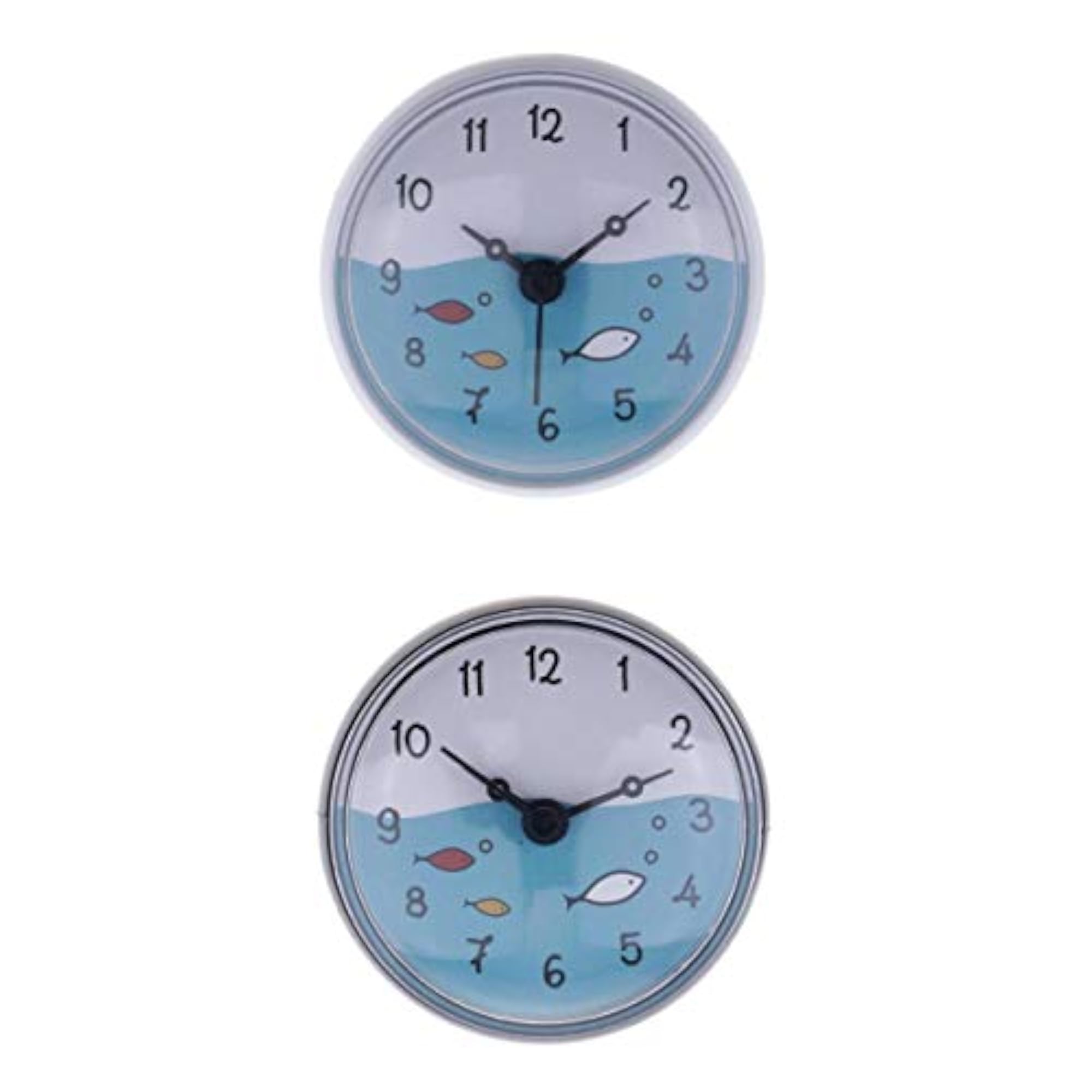 Bathroom Wall Suction Clock, Waterproof Time Display