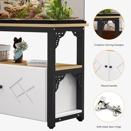 Support d'aquarium et meuble de rangement robuste pour terrarium - 6