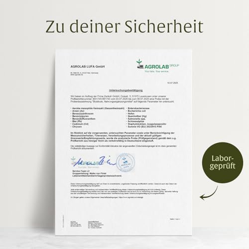 NATURTREU® Blutdruck - OPC Traubenkernextrakt hochdosiert 900mg Extrakt mit Q10, Kalium & schwarzem Knoblauch - Französische Trauben vegan - 90 Traubenkernextrakt OPC Kapseln hochdosiert.