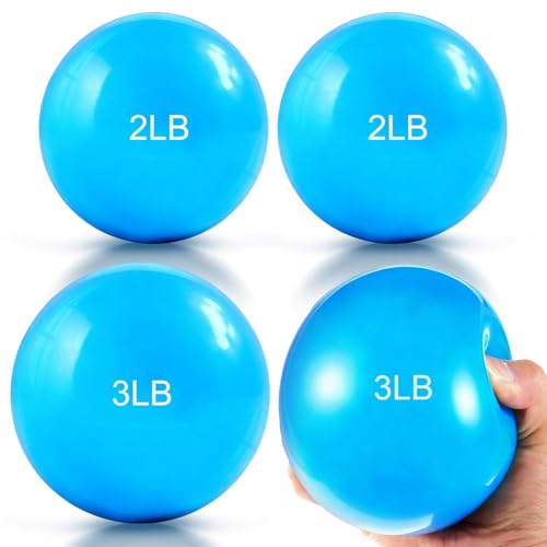 Bolas de tonificación de 1 a 5 libras Halloscume para ejercicio y pilates