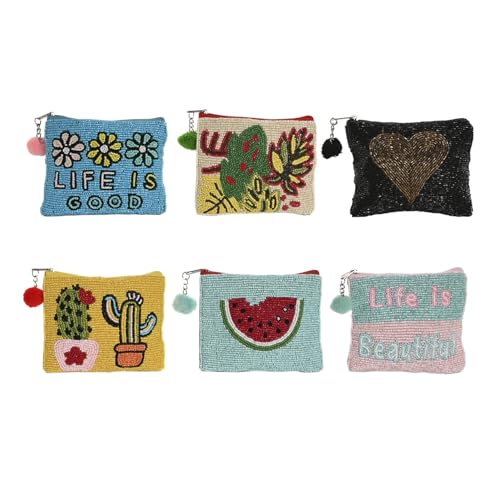 MONEDERO POLIESTER ACRILICO 14X1X11 SUMMER 6 SURT.