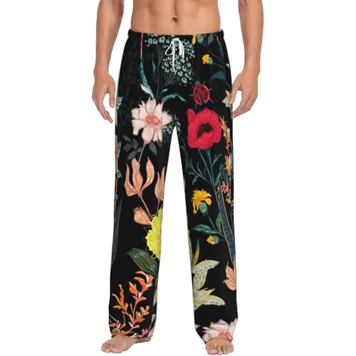 Pantalon de pyjama homme doux en polaire pour cocooning d'hiver