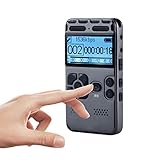 [Large Capacity] -Recorder unterstützt die Erweiterung von Speicherkarten mit einer Kapazität von 4 GB bis 64 GB für Massenspeicher, Audiodateien, 80 Stunden kontinuierliche Aufnahme und 300 Stunden lang anhaltende Standby-Akkulaufzeit.