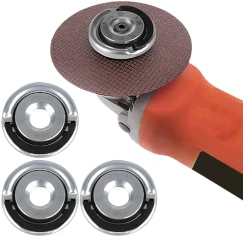 4 Piezas Tuerca de Liberación Rápida M14, Amoladoras Angulares Accesorios de Cierre Rápido, Tuerca de cierre rápido M14, para Amoladora Angular, Cambio de Disco sin Herramientas