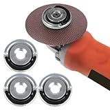 4 Pezzi Dadi a Sgancio Rapido per Smerigliatrici Angolari, Dado a Sgancio Rapido M14 con Anello di Trazione, Installazione Rapida Sostituzione Della Mola Senza Attrezzi