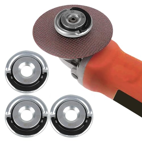 4 Piezas Tuerca De Liberación Rápida M14, Amoladoras Angulares Accesorios De Cierre Rápido, Tuerca De Cierre Rápido M14, Para Amoladora Angular, Cambio De Disco Sin Herramientas