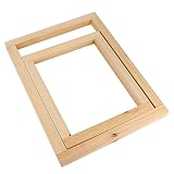 Cadre d'écran en bois - artisanat, soigneusement étudié dans les moindres détails pour lui donner un aspect magnifique, cadre photo en papier