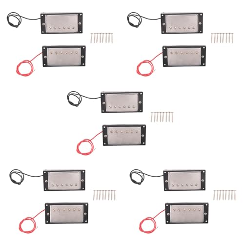 Kit Humbucker Mini Double Bobinage Milieu Pont Guitare Electrique LP