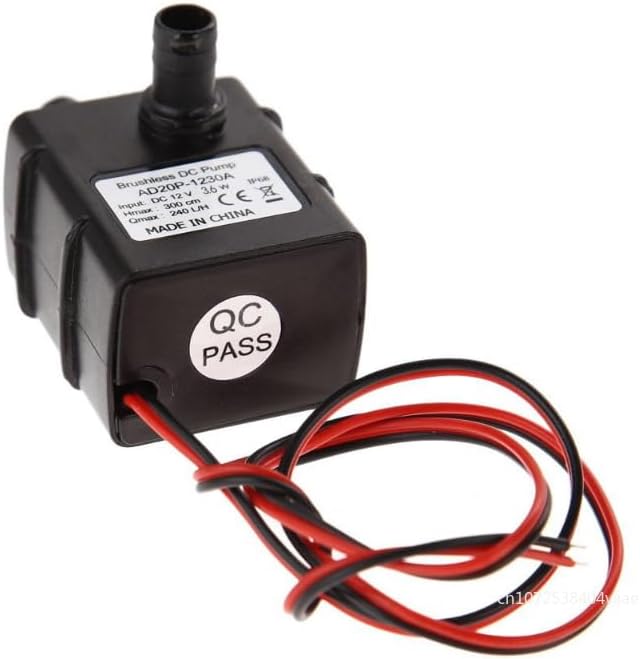 12V DC brushless water pump ultra-quiet 240L/H brushless submersible water pump mini electric submersible water pump(12W)