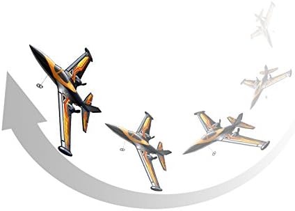 Diagram illustrating the looping maneuver of the Silverlit X-Twin 3D Air Acrobat 3D plane.