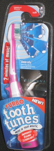 Turbo Tooth Tunes Battery Powered Toothbrush, Hannah Montana 