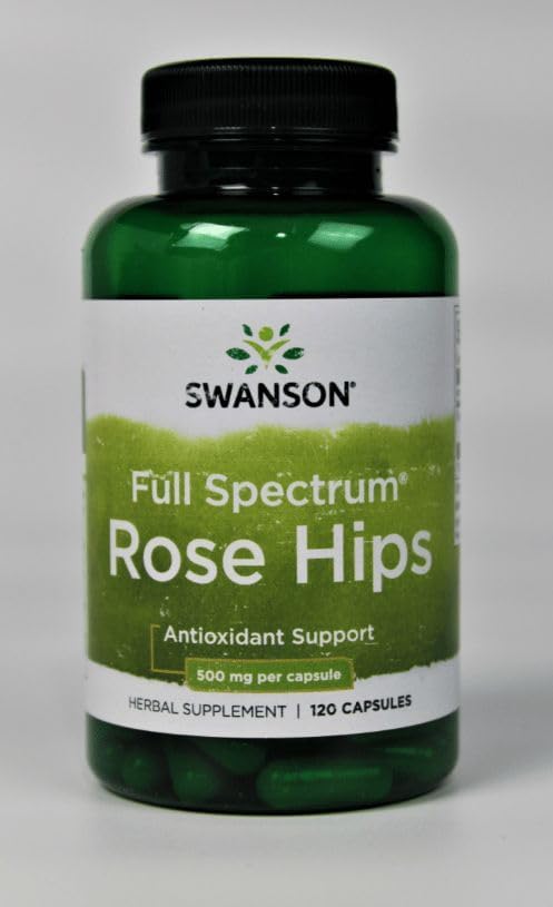 Swanson Rose HIPS - Herbal Supplement Promoting Immune System Health & Healthy Weight Support - (120 Capsules, 500mg Each) (2 Pack) - Image 4
