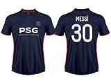 Roger's Fußballtrikot Paris Saint Germain Personalisiertes Lionel Messi PSG Trikot Nummer 30 Offizielles Replik für Erwachsene und Kinder.