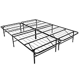 Nouva Queen Bed Frame Metal 14 Inch Foldable Queen Size Platform Bed Frames No Box Spring Needed...