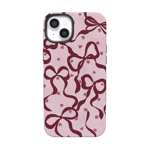Casely iPhone 14 Plus Case | Coquette Crush | Bows | Bold Protective Design | MagSafe Compatible Design