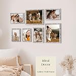 TWING Collage Picture Frames Wall Decor 10 Pack, Gallery Wall Rustic Picture Frame Set for Wall or Tabletop Display, Multi Sizes with Two 8x10, Four 5x7, and Four 4x6 Photo Frames - Image 2