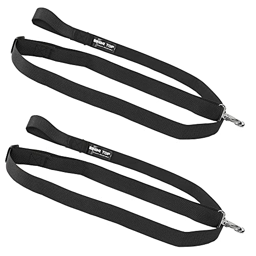 Adjustable Bimini Top Straps,Boat Awning Webbing Straps With Stainless Stee Snap Loops,Bimini Top Hardware,Marine Nylon Top Straps Adjustable From 42" - 74", Boat Awning Hardware 2Pcs #TOP13
