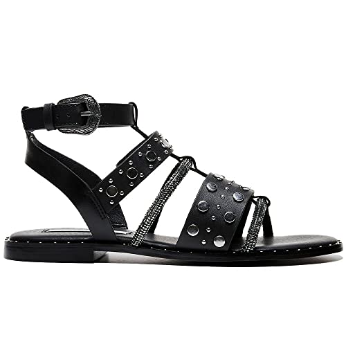 Pepe Jeans Damskie sandały Hayes Rock Sandal, 999 BLACK - 39 eu