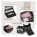 Stagiant Extra Large Makeup Case, Makeup Box Organizer,Travel Nail Bag Carrying Train Case Pro Storage Make up Case with Dividers, 4 Tier Tattoo Bag for Nail Tech/MUA,with Strap and Luggage Sleeve