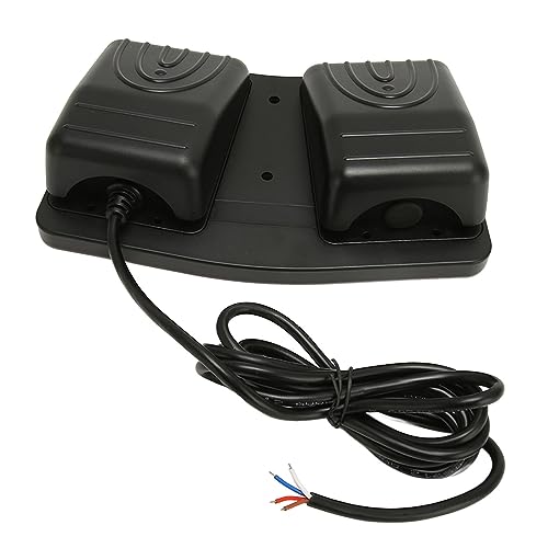Pedal Operado por pé, Interruptor de pé Duplo Com Travamento Automático, Cabo de 2m, Conveniente par
