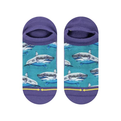 MERGE4 Taylor Reinhold Sharks No Show Socks for Men and Women Ultra Comfy Compression Socks2