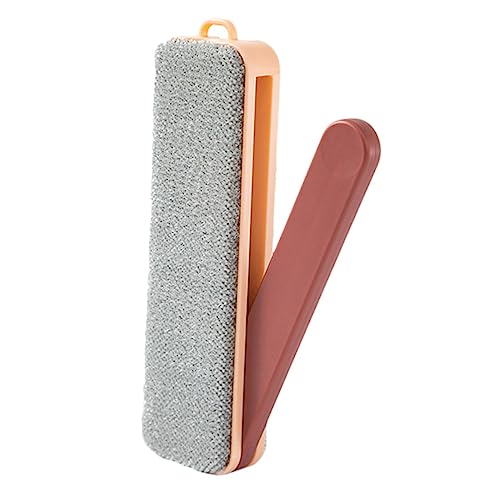Abaodam 1 Pieza Cepillo para depilacion estatica Cabello quitapelusas hilas Eliminación quitapelos antipelusas portátiles Cepillo de Pelo Plegable Artículos para el hogar Las Caderas Rosa