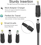 Chargeur Compatible avec Seagate Freeagent Goflex, Sauvegarde Plus SRD0SD0, WD Numérique de l'Ouest, Elements Desktop, Les lecteurs fantom, WD_Black D10, Avolusion PRO-5X Disque dur externe,12V AC Cord d'alimentation