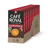 Café Royal Doppio Espresso - Cápsulas para cafetera Nespresso (100 unidades, intensidad 11/10, certificado UTZ, de aluminio)