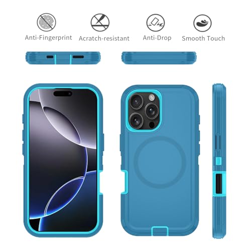 Coque iPhone 16 Pro Max antichoc robuste hybride avec accessoires de protection - 6