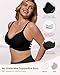 As Fairy Wireless Push Up Comfort Bra for Women with Soft Support Seamless Stretch Full Coverage Everyday Bras Black 34D
