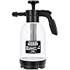 Pump Foaming Sprayer, Portable 2L Manual Pump Pressure Foam Sprayer Hand Pressure Bubble Sprayers for Home, Garden and Car Detailing and Washing White