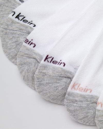 Image of Calvin Klein Womens Quarter Socks - 6 Pack Athletic Performance Cushioned Ankle Socks for Women for Running and Workout