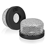 1 Pack Stainless Steel Strainer ¾ Inch -14, Industrial Plumbing Inline, Aerator Screen Wire Mesh Compatible with Livewell Pump, Garden Washers Water Filter Sprayer Garden Hose Suction Line.