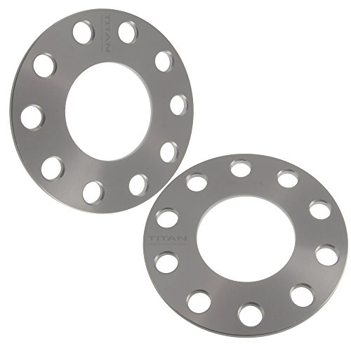 2pc 5mm (.6) 5x112 Wheel Spacers Fits VW AUDI Mercedes Hubcentric Billet 66.56mm Hub Bore