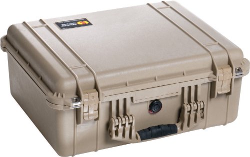 Pelican 1550 Camera Case With Foam (Desert Tan) (1550-000-190)