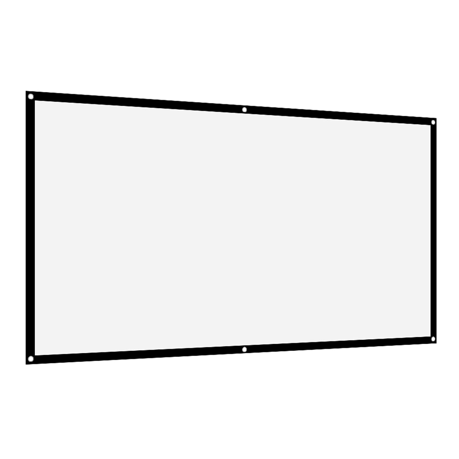 Tbest Tela de Projeção, Beamer Leinwand Rollo 100 Zoll Deckenmontage, Tela de Projeção de