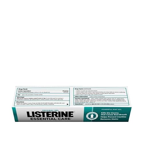 Listerine Essential Care Toothpaste, Powerful Mint Gel, 4.2 Ounce (Pack Of 2) #TOP7