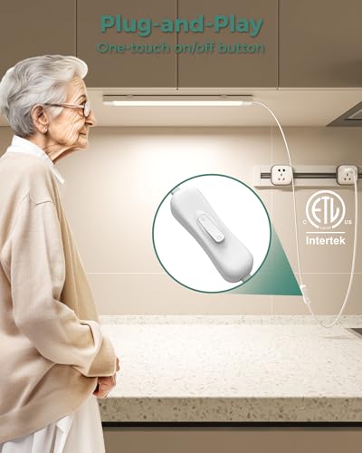 Image of ASOKO 16 Inch Under Counter Light 700LM 4500K Plug in Kitchen Light