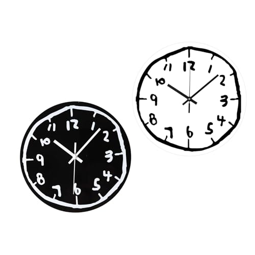 Horloge murale créative pour cuisine et salon moderne avec design acrylique - 7