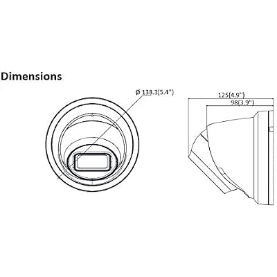 Camera DS-2CD2385G1-I 2.8mm 8MP IR Fixed Turret Camera POE Night Version IP67 H.265+ Red and White Box English Version