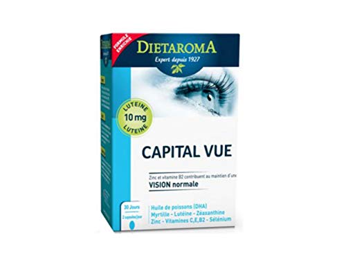 Dietaroma - Complexe capital vue cure 1 mois - 60 capsules molles - Une aide précieuse pour vos yeux Cover