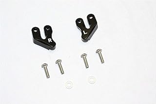 Axial SMT10 Grave Digger (AX90055) & MAX-D (AX90057) Upgrade Parts Aluminum Rear Supporting Mount - 2Pcs Set Black