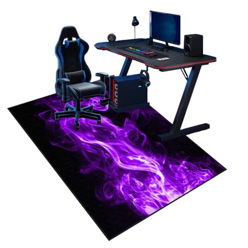 XUEGAIXIA Tappeto Sedia Gaming, Tappeto Salvapavimento Protezione Parquet, Tappetini per Sedie da Ufficio, Tappeto per Sedia a Rotelle, Proteggi Moquette Multiuso 70 x 100 cm