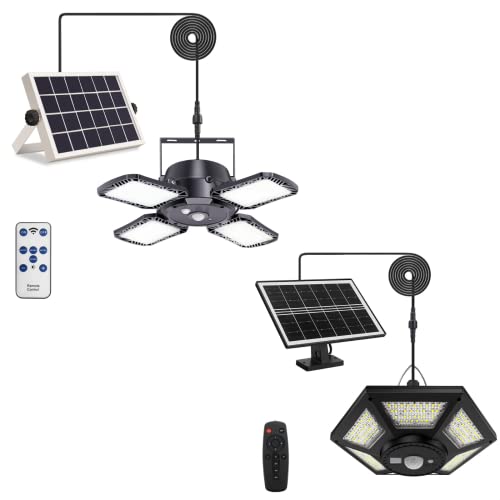Yomisga 128Led Solar Shed Light And 180Led Solar Light Bundle #TOP6